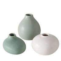 Boltze Home Vaas Darleen H11cm Dia10cm Verkrijgbaar Groen, Wit Of Mint.