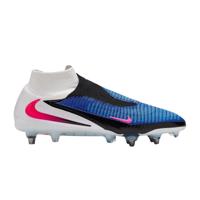 Nike Phantom 6 High Elite IJzeren-Nop Voetbalschoenen (SG) Pro Player Blauw Felroze Wit