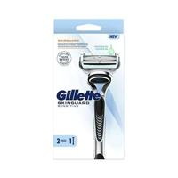 Gillette Gillette SkinGuard Scheermes + 3 Mesjes - Voor Gevoelige Huid Gillette Gillette SkinGuard Scheermes + 3 Mesjes - Voor Gevoelige Huid