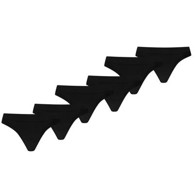 Puma Dames Sport String 3D Knit 6-pack Zwart-XXL