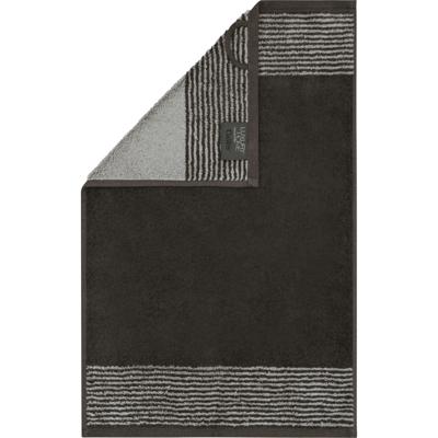 Cawö Cawö Two-Tone Gastendoekje 30x50 basalt