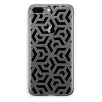 Crazy pattern: iPhone 8 Plus Transparant Hoesje