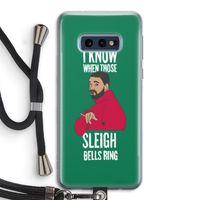 Sleigh Bells Ring: Samsung Galaxy S10e Transparant Hoesje met koord Sleigh Bells Ring: Samsung Galaxy S10e Transparant Hoesje met koord