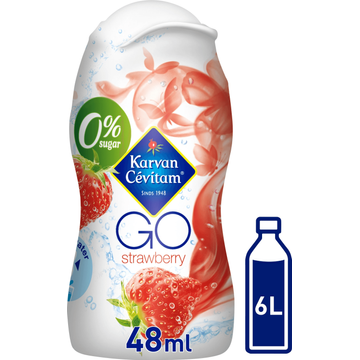 Karvan Cevitam GO Aardbei Siroop, 48 ml bij Jumbo
