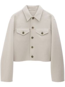 Filippa K veste crop à boutonnière - Tons neutres