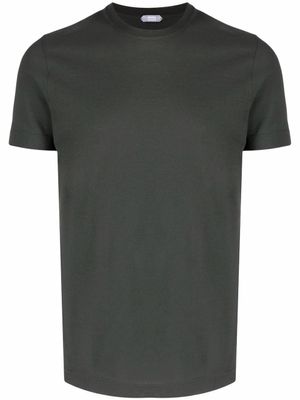 Zanone t-shirt en coton à manches courtes - Vert