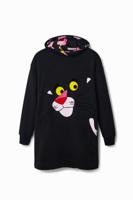 Korte sweatjurk Pink Panther - BLACK - S