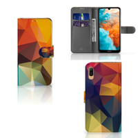 Huawei Y6 (2019) Book Case Polygon Color - thumbnail