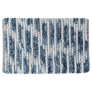 Badmat Sealskin Vintage 50x80 cm Polyester Blauw