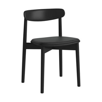 Bolia Merge eetkamerstoel Sydney Black zwart gelakt eiken