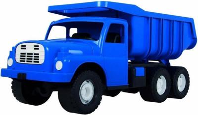 DinoBikes Tatra kiepwagen blauw 70 cm groot draaggewicht 100 kg