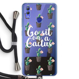 Cactus quote: Honor Note 10 Transparant Hoesje met koord