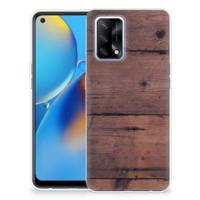 OPPO A74 4G | Bumper Hoesje | Old Wood