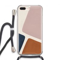 Geo #2: iPhone 8 Plus Transparant Hoesje met koord