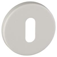 Sleutelrozet ø50x7mm paar zonder nokken wit