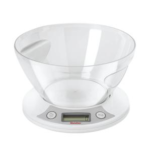 Metaltex kitchen helpers pesa digitale keukenweegschaal + kom 2.5l wit