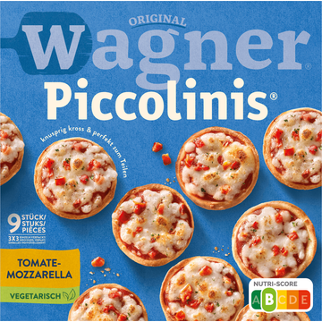 Original Wagner Piccolinis Pizza TomateMozzarella 9 Stuks 270 g bij Jumbo