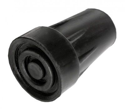 Kruk- en stokdoppen 16mm zwart