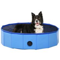 VidaXL Hondenzwembad inklapbaar 80x20 cm pvc blauw