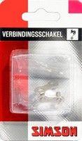Simson verbindingsschakel 5/6/7 - fietskettingverbinder (1/2" x 3/32") - zilver