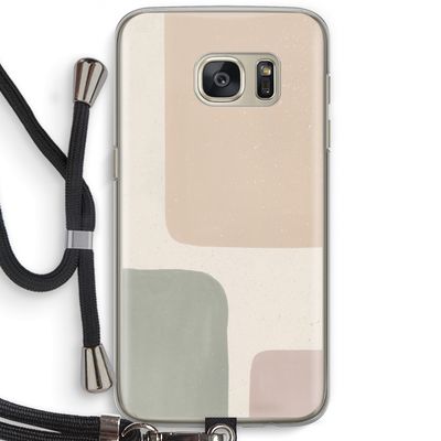Geo #7: Samsung Galaxy S7 Transparant Hoesje met koord