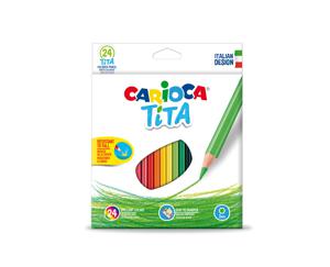 Carioca kleurpotlood Tita, 24 stuks in een kartonnen etui