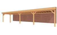 YARD Outdoor veranda SUBLIME Plat dak - 1250x400 cm- Plat dak- - YARD Outdoor