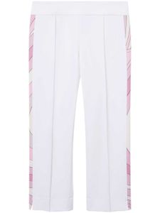 PUCCI pantalon court à imprimé Iride - Blanc