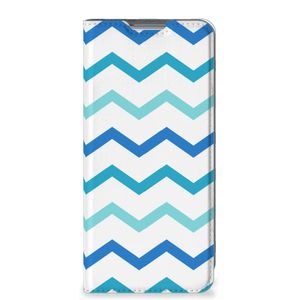 Xiaomi 12 | 12X Hoesje met Magneet Zigzag Blauw