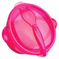 Nuby Kom Met Zuigring, Lepel En Deksel 20 Cm Roze 6m+ 3-delig - thumbnail