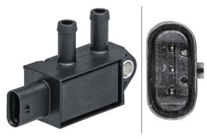 Sensor, uitlaatgasdruk HELLA, u.a. für Seat, VW, Audi, Skoda, MAN