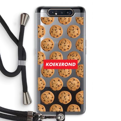Koekerond: Samsung Galaxy A80 Transparant Hoesje met koord