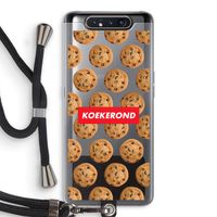 Koekerond: Samsung Galaxy A80 Transparant Hoesje met koord