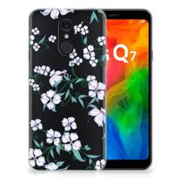 LG Q7 Uniek | TPU Case | Blossom White
