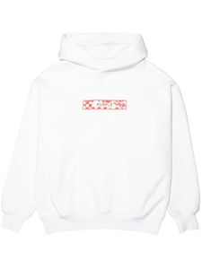 Purple Brand hoodie en coton à imprimé graphique - Blanc