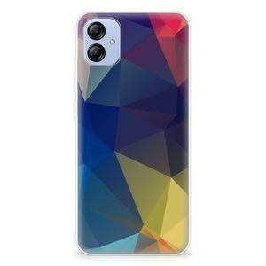 Samsung Galaxy A04e TPU Hoesje Polygon Dark