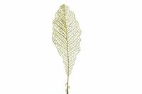Zijde leaf spray goud 113cm 94711-8
