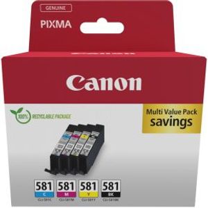 Canon 2103C006 inktcartridge 4 stuk(s) Origineel Zwart, Cyaan, Magenta, Geel