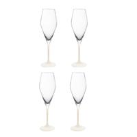 VILLEROY & BOCH - Manufacture Rock Blanc - Champagneglas 0,26l Set/4