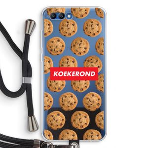 Koekerond: Honor 10 Transparant Hoesje met koord