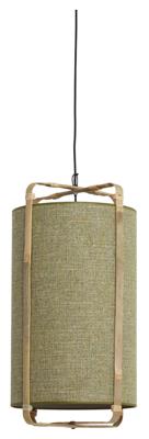 Light & Living Hanglamp 'Sendai' Jute en Bamboe, 32cm, kleur Groen