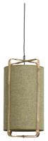 Light & Living Hanglamp 'Sendai' Jute en Bamboe, 32cm, kleur Groen
