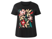 esmara Dames T-shirt - plus size (Zwart, XL (48/50))