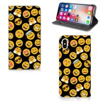 Apple iPhone Xs Max | Hoesje met Magneet | Emoji
