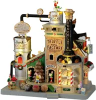 Lemax the christmas chocolatier truffle factory bewegend kersthuisje Santa&apos;s Wonderland 2022