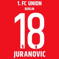 Juranovic 18 (Officiële Union Berlin Bedrukking 2023-2024) - thumbnail