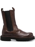 Officine Creative bottes Wisal DD 107 en cuir - Marron