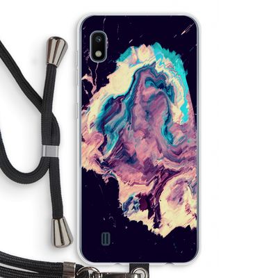 Cosmic Silence: Samsung Galaxy A10 Transparant Hoesje met koord