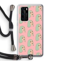 King Kylie: Huawei P40 Transparant Hoesje met koord