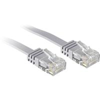 LINDY 47491 RJ45 Netwerkkabel, patchkabel CAT 6 U/UTP 1.00 m Grijs Snagless 1 stuk(s) - thumbnail